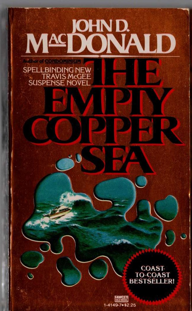 John D. MacDonald  THE EMPTY COPPER SEA front book cover image