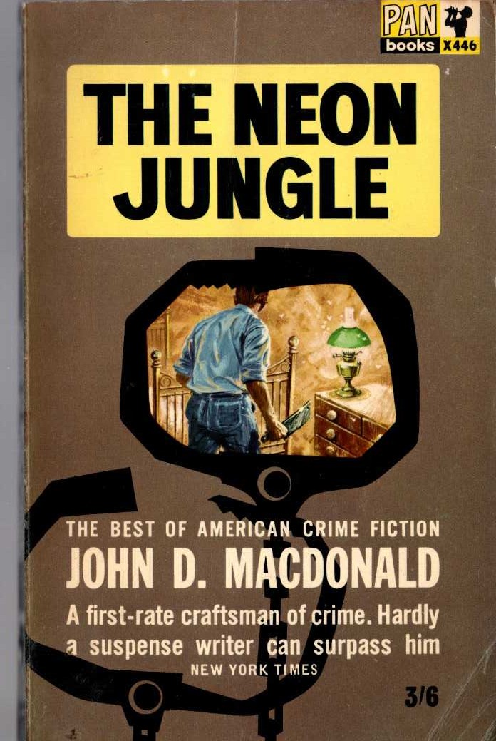John D. MacDonald  THE NEON JUNGLE front book cover image