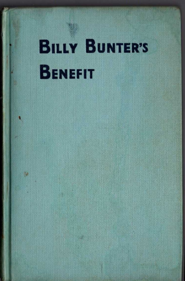 BILLY BUNTER'S BENEFIT front book cover image