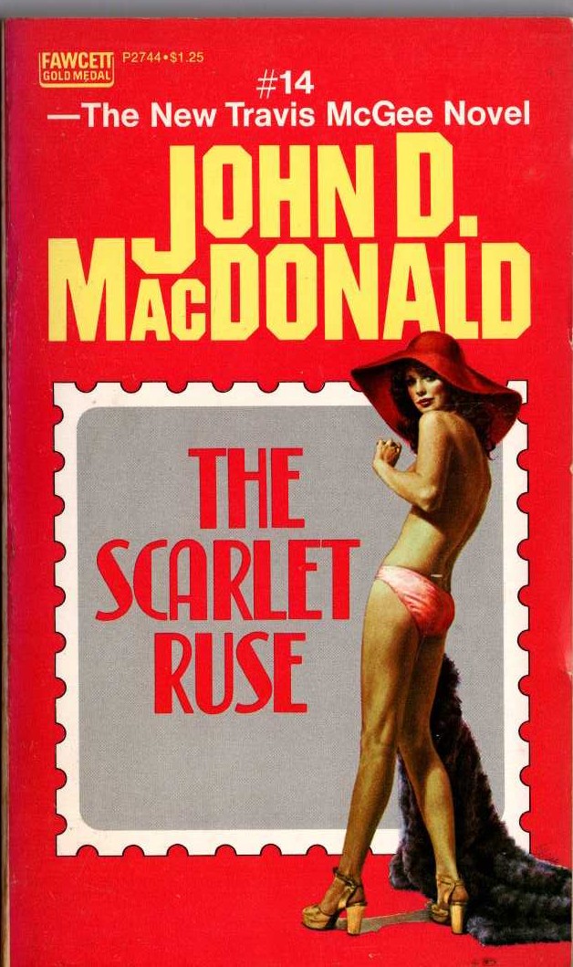 John D. MacDonald  THE SCARLET RUSE front book cover image