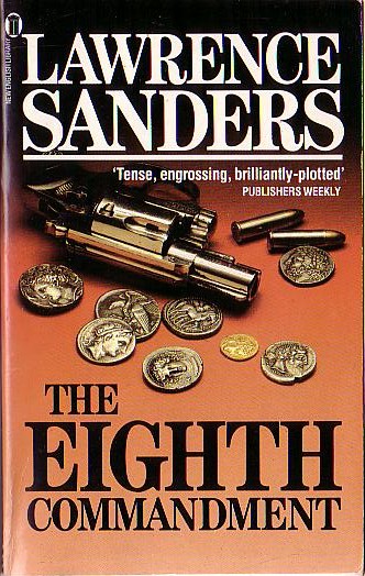 Lawrence Sanders  THE EIGHTH COMMANDMENT front book cover image
