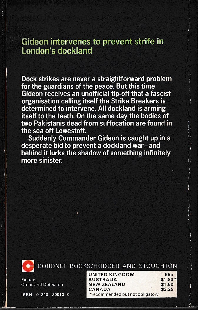 Rudyard Kipling
 .STALKY & Co. (BBC TV) .Macmillan 1982 magnified rear cover image