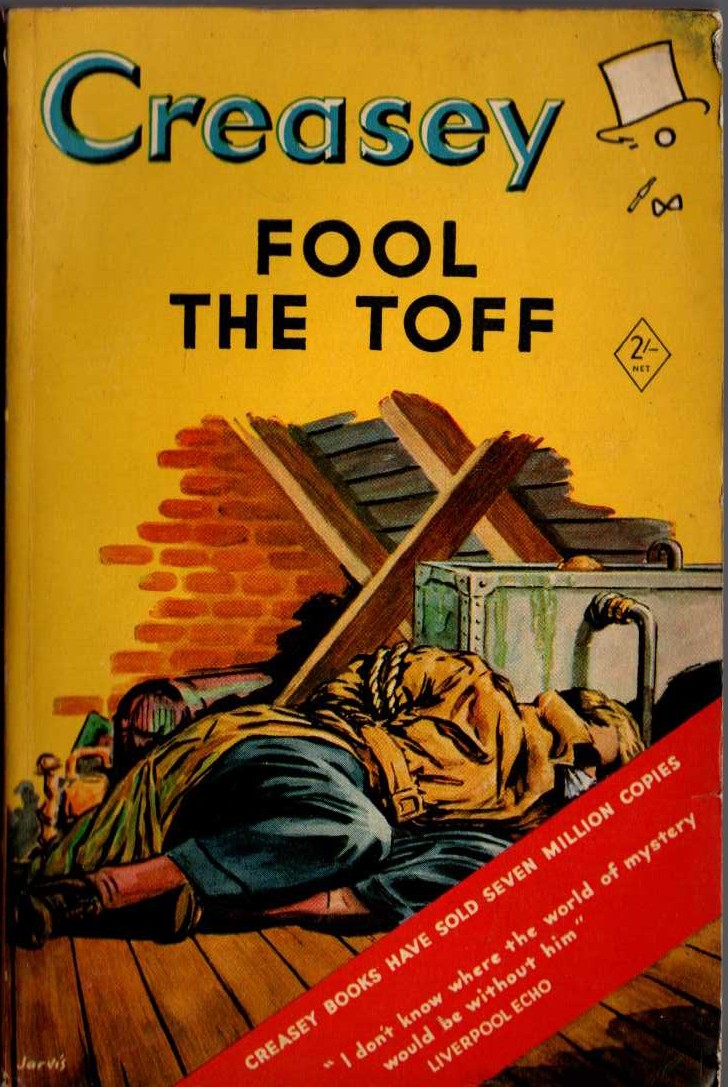 John Creasey  FOOL THE TOFF front book cover image