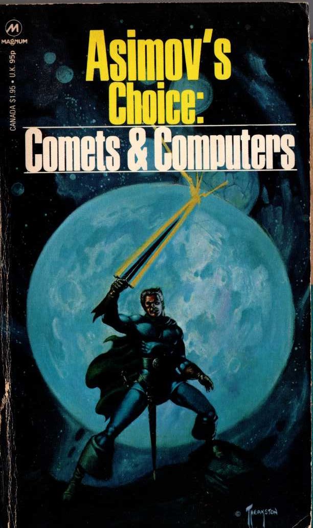 Isaac Asimov (Edits) COMETS & COMPUTERS front book cover image