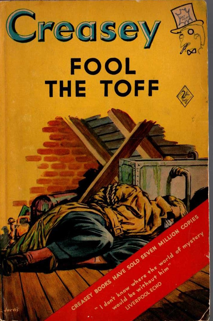 John Creasey  FOOL THE TOFF front book cover image