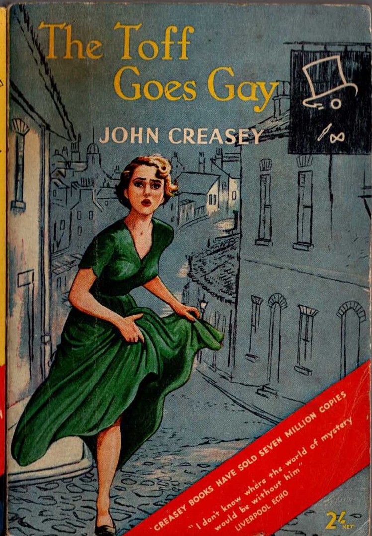John Creasey  THE TOFF GOES GAY front book cover image
