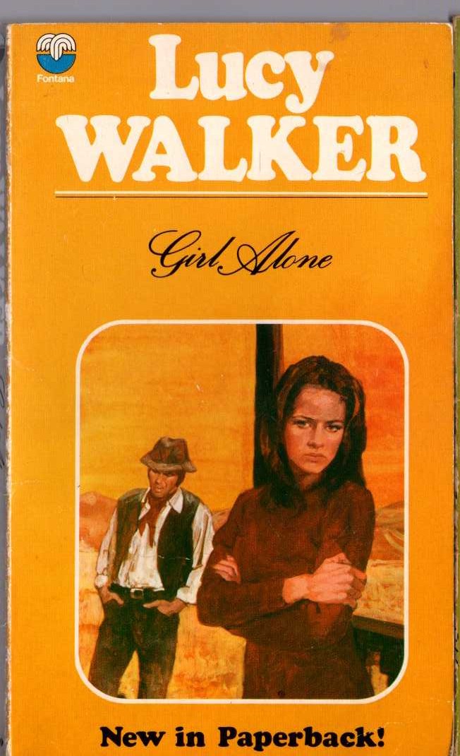 Lucy Walker  GIRL ALONE front book cover image
