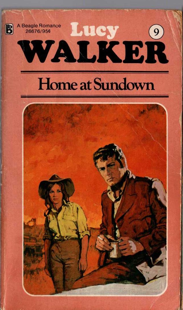 Lucy Walker  HOME AT SUNDOWN front book cover image