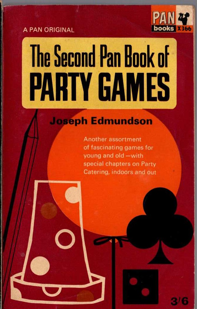 Joseph Edmundson  THE SECOND PAN BOOK OF PARTY GAMES front book cover image