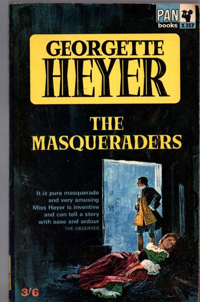 Georgette Heyer  THE MASQUERADERS front book cover image