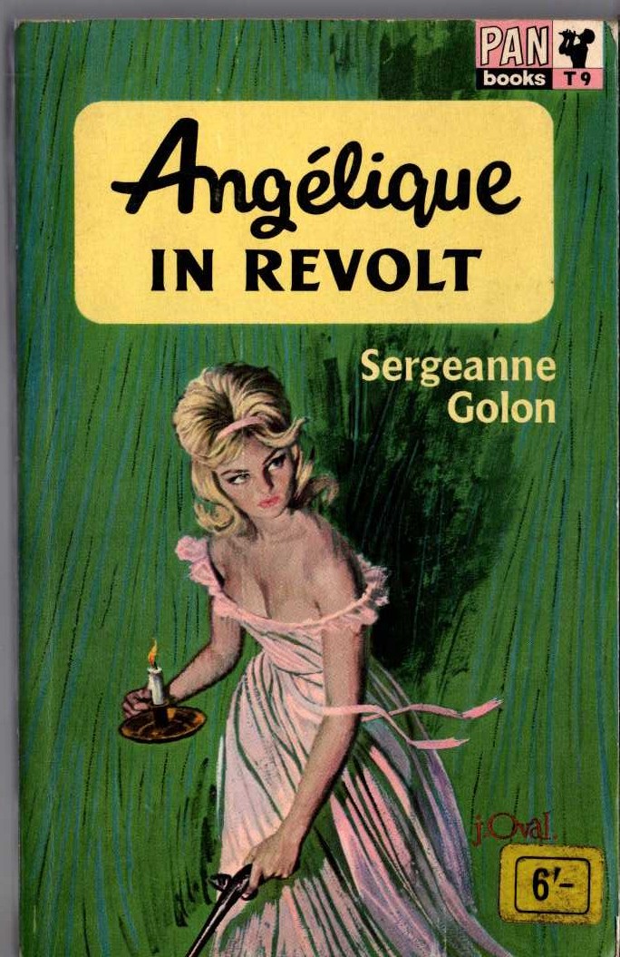 Sergeanne Golon  ANGELIQUE IN REVOLT front book cover image