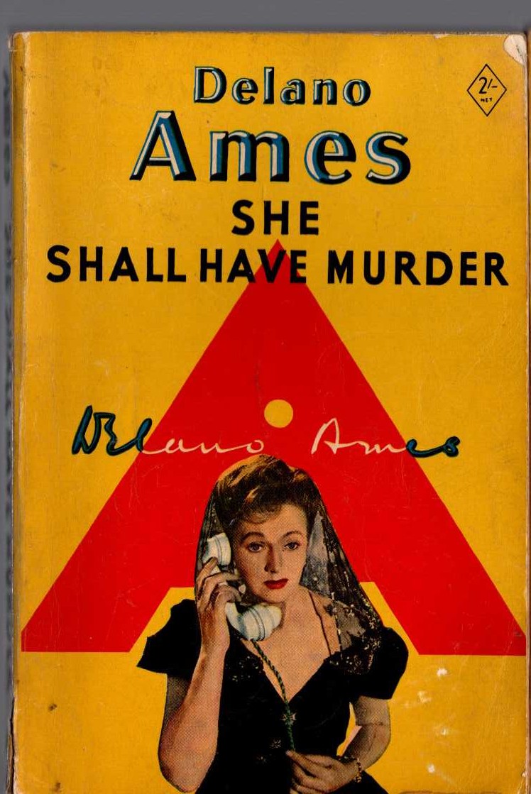 Delano Ames  SHE SHALL HAVE MURDER front book cover image