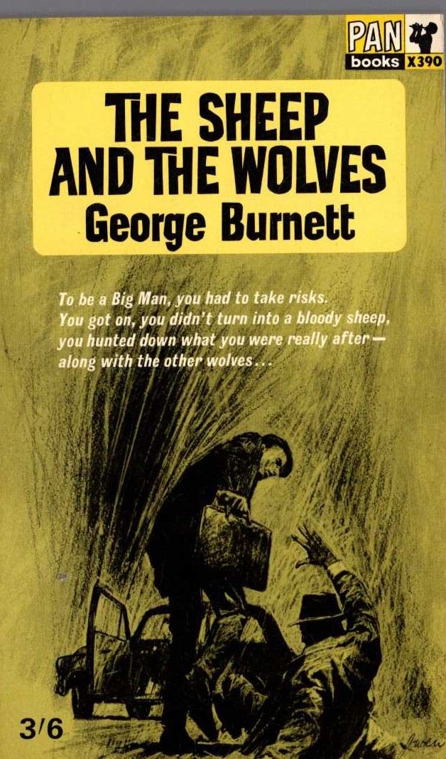 George Burnett  THE SHEEP AND THE WOLVES front book cover image