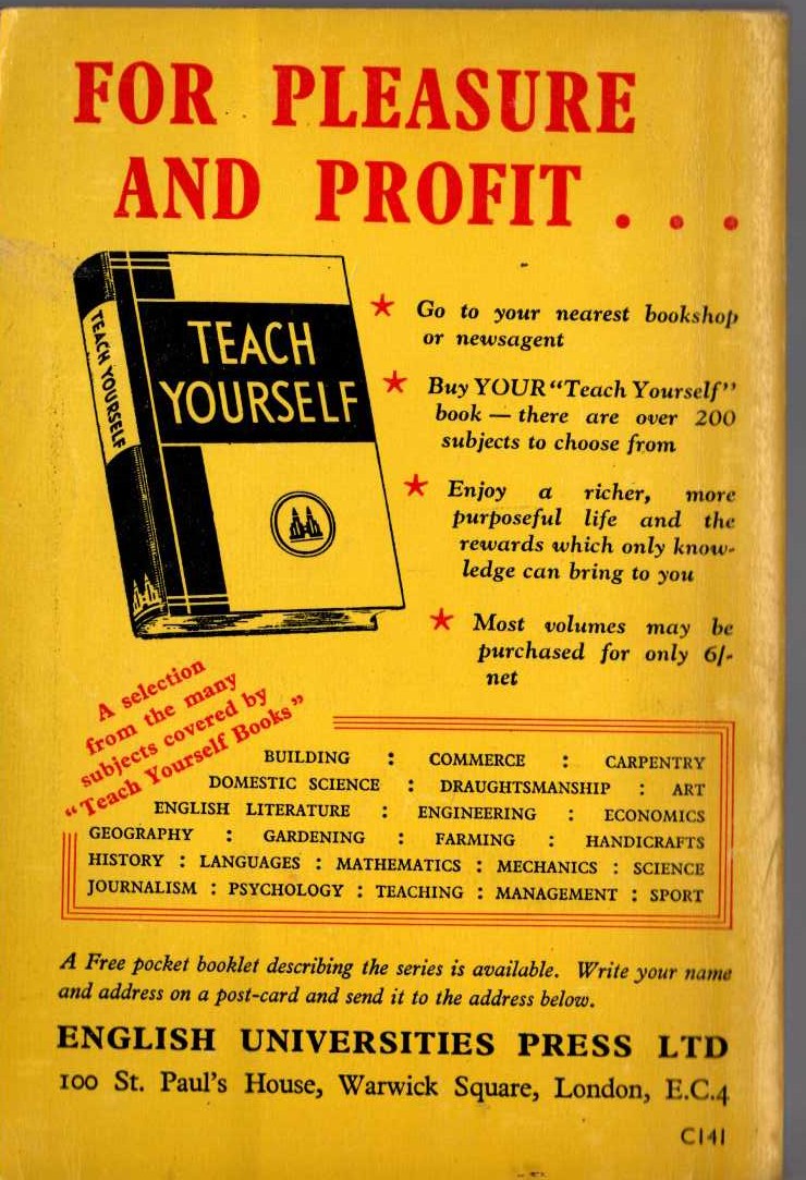 Manning Coles  A BROTHER FOR HUGH magnified rear book cover image