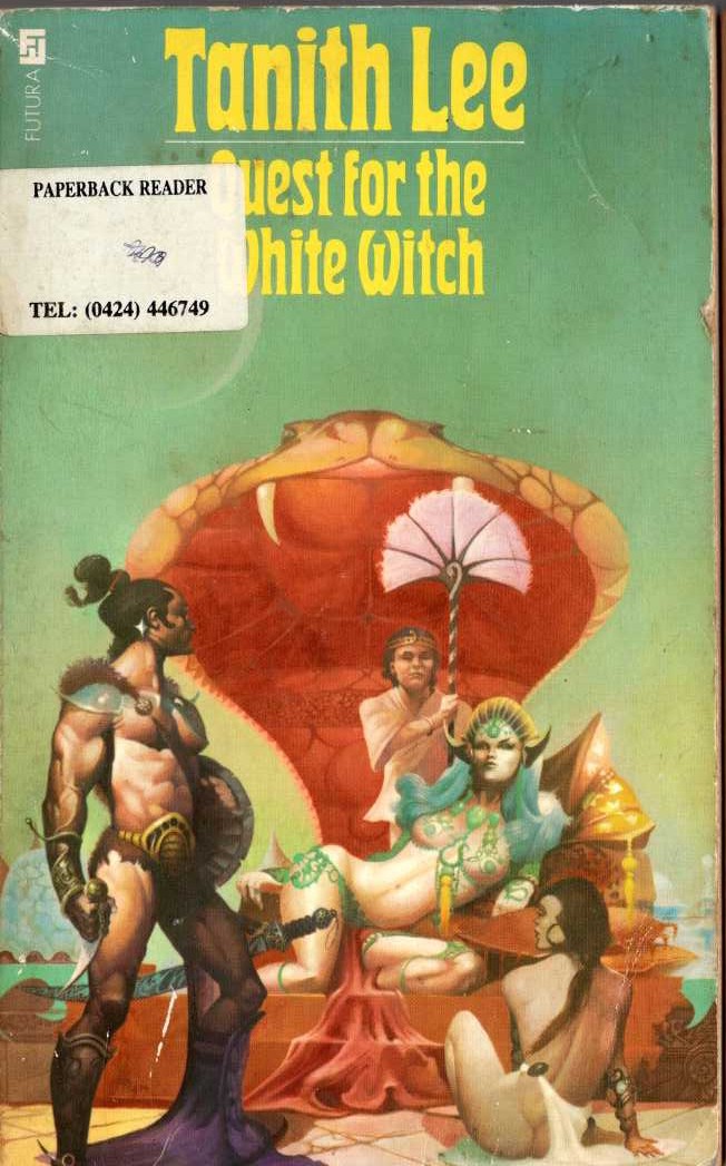 Tanith Lee  QUEST FOR THE WHITE WITCH front book cover image