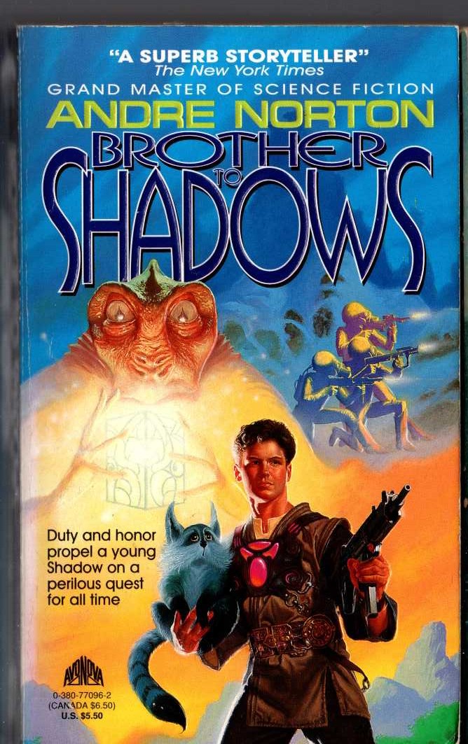 Andre Norton  BROTHER TO SHADOWS front book cover image
