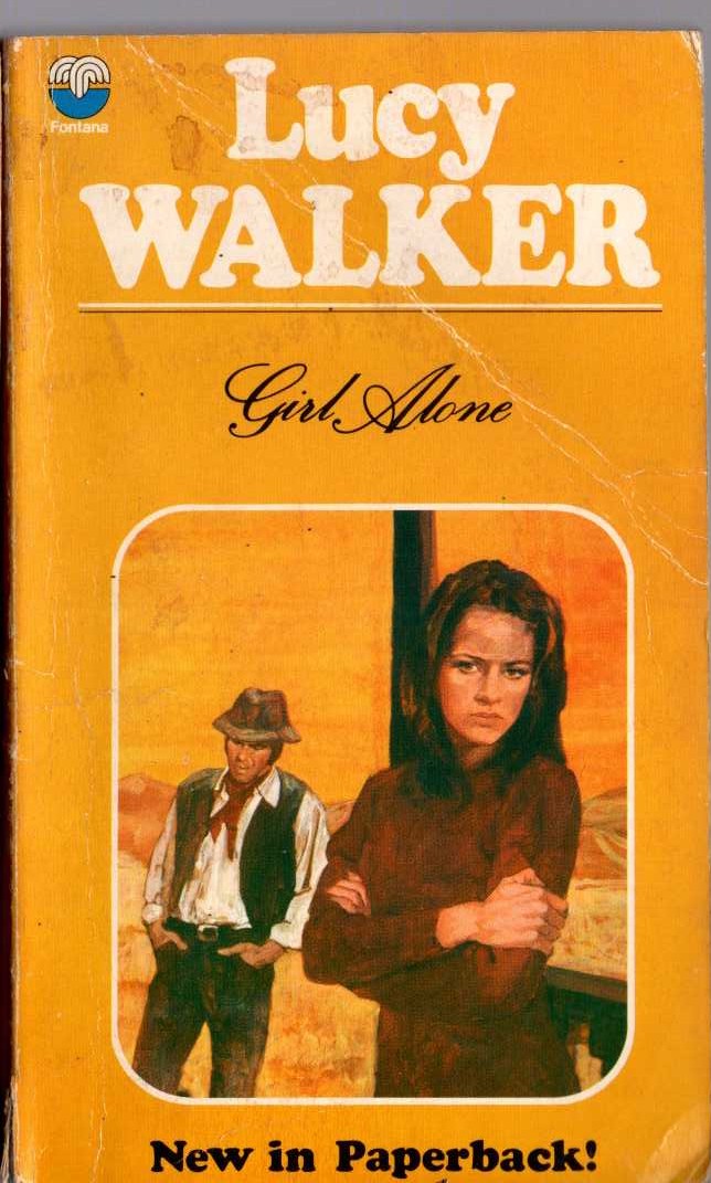 Lucy Walker  GIRL ALONE front book cover image