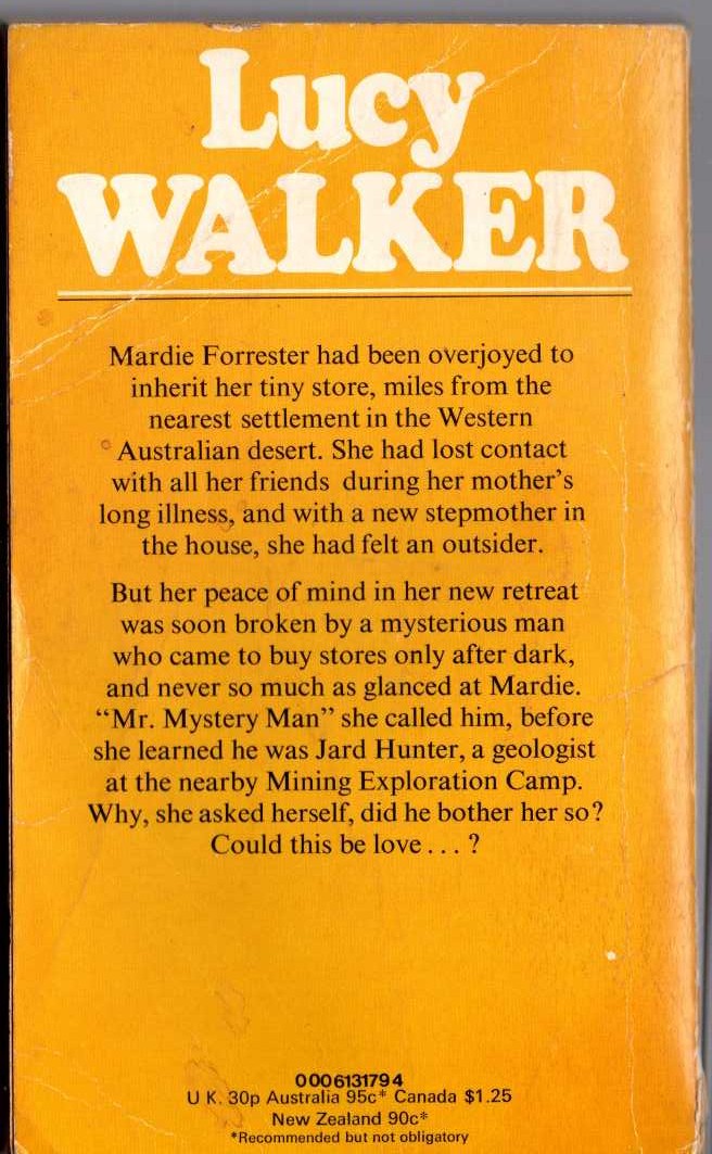 Lucy Walker  GIRL ALONE magnified rear book cover image