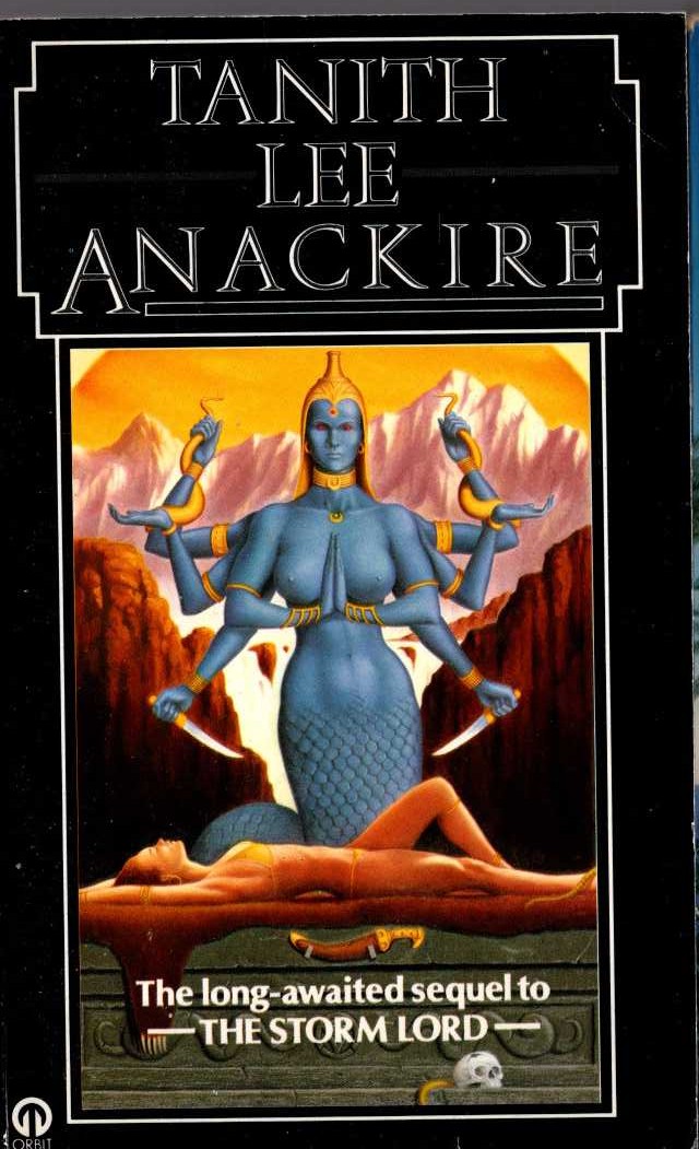 Tanith Lee  ANACKIRE front book cover image