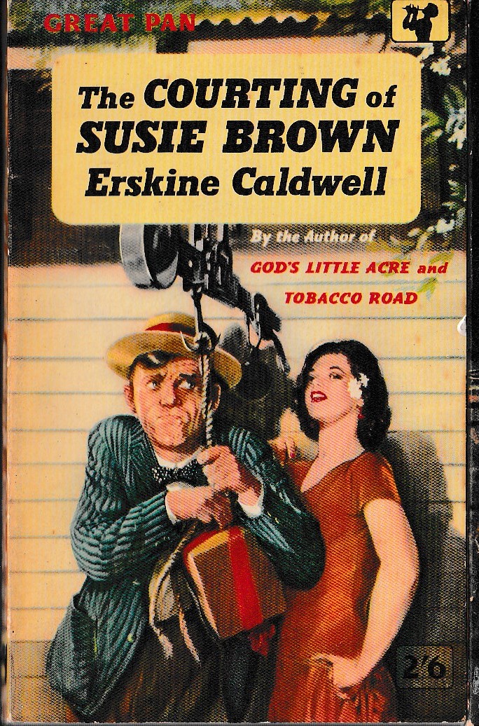 Erskine Caldwell  THE COURTING OF SUSIE BROWN front book cover image