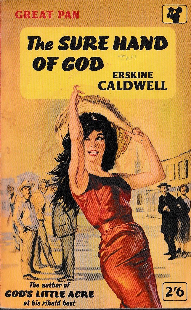 Erskine Caldwell  THE SURE HAND OF GOD front book cover image