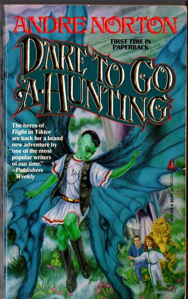 Andre Norton  DARE TO GO HUNTING front book cover image