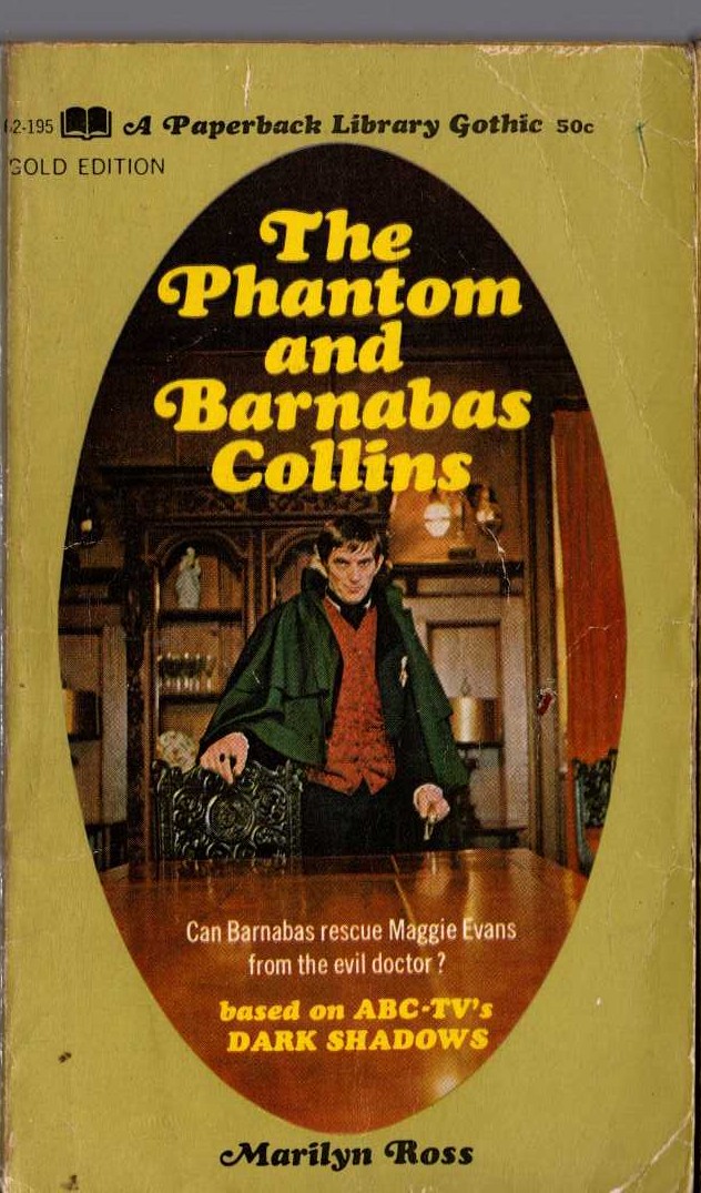 Marilyn Ross  THE PHANTOM AND BARNABAS COLLINS front book cover image