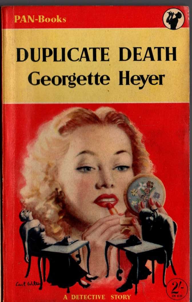 Georgette Heyer  DUPLICATE DEATH front book cover image