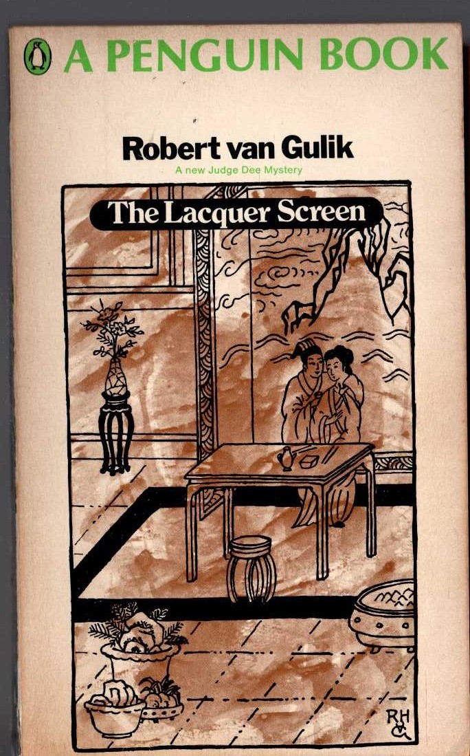 Robert van Gulik  THE LACQUER SCREEN front book cover image