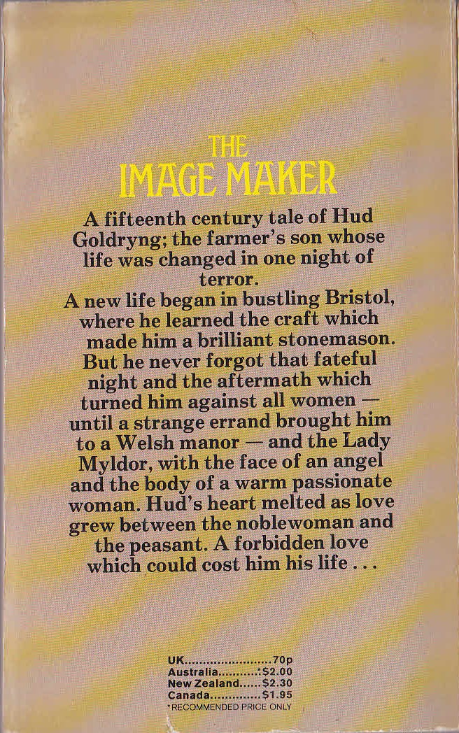 Phyllis Hastings  THE IMAGE MAKER magnified rear book cover image