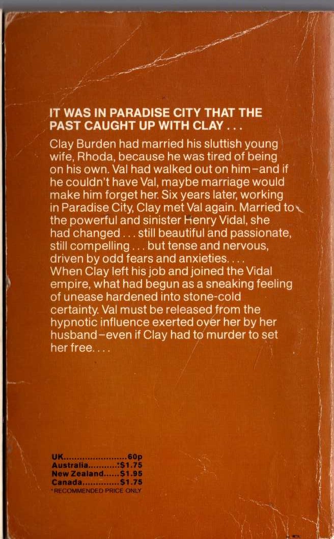 James Hadley Chase  BELIEVE THIS...YOU'LL BELIVE ANYTHING magnified rear book cover image