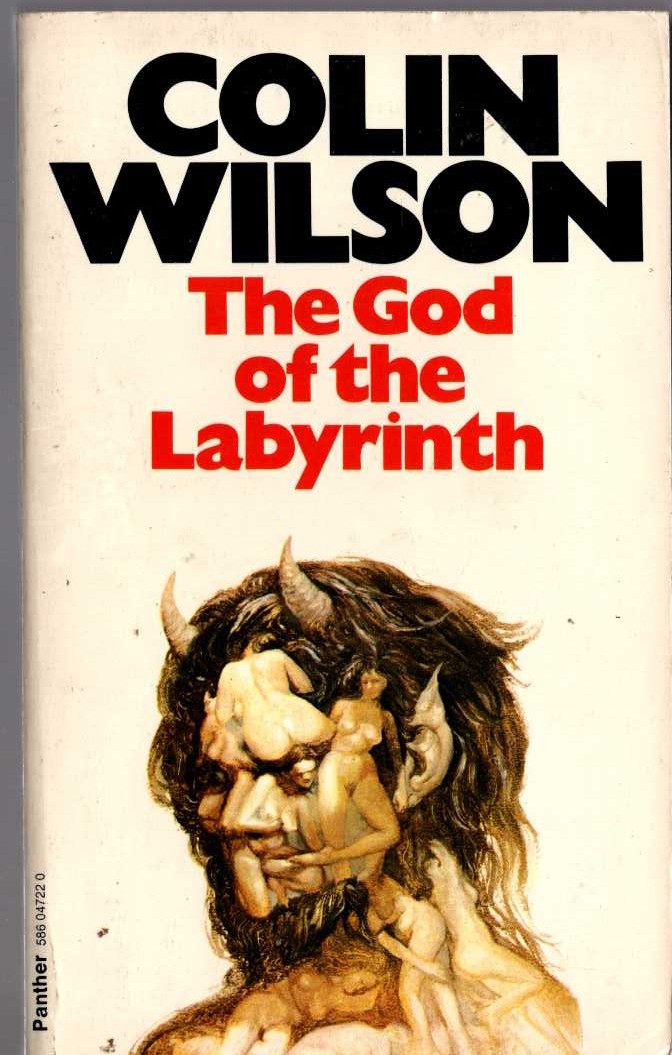Colin Wilson  THE GOD OF THE LABYRINTH front book cover image