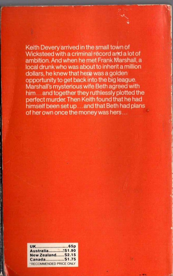 James Hadley Chase  DO ME A FAVOUR - DROP DEAD magnified rear book cover image
