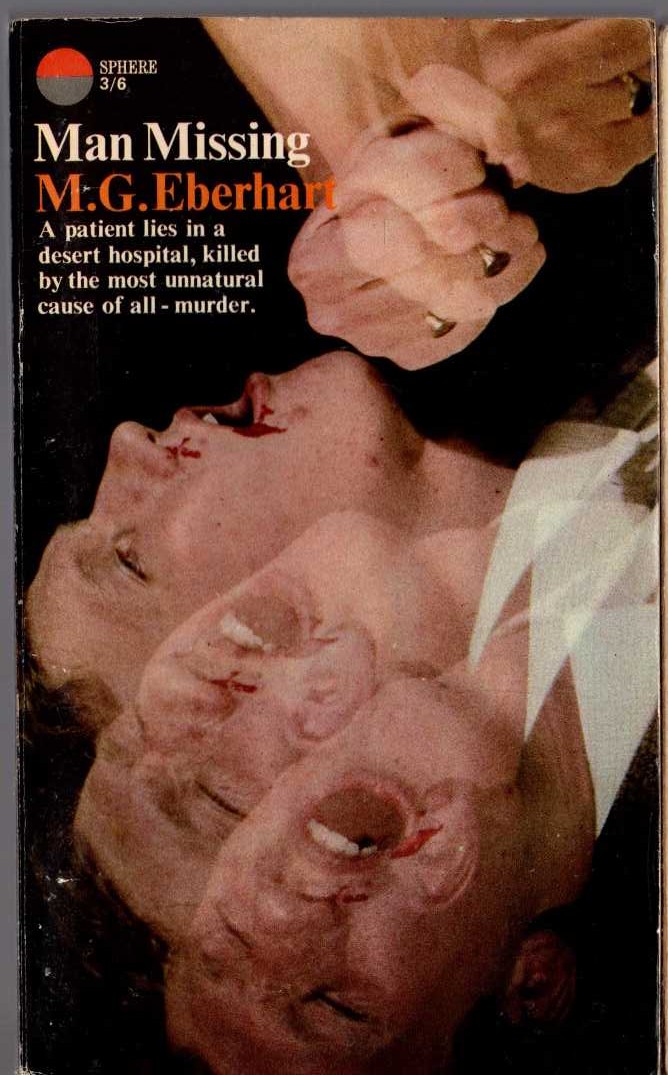 Mignon G. Eberhart  MAN MISSING front book cover image