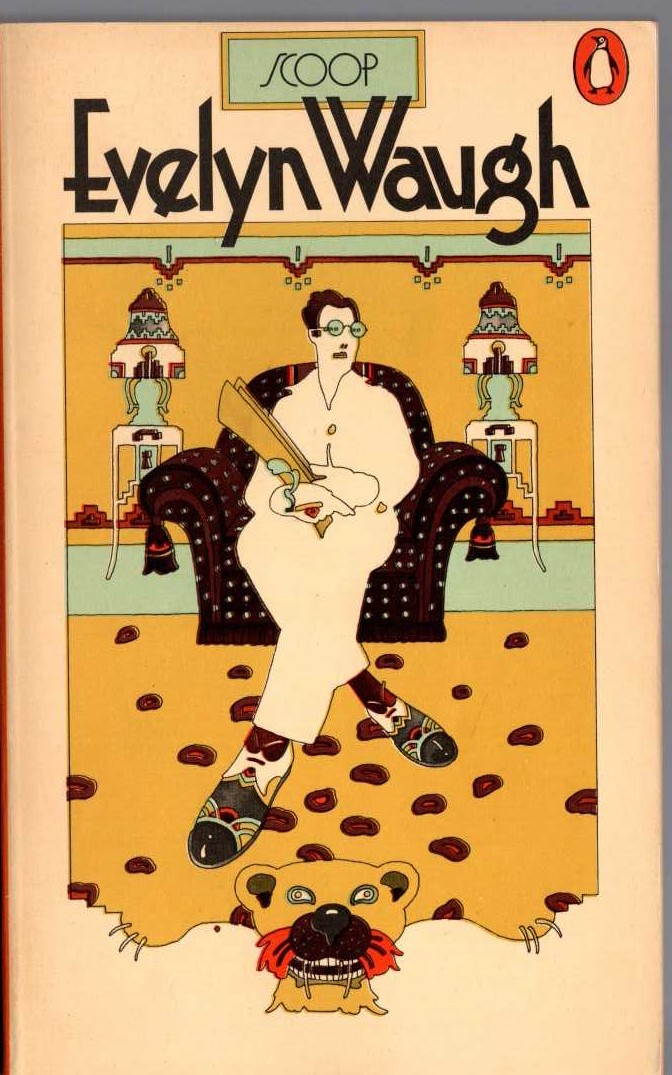 Evelyn Waugh  SCOOP front book cover image