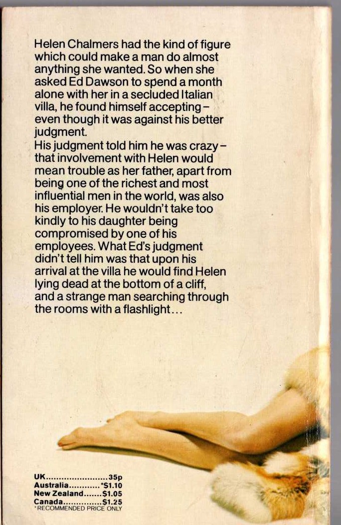 James Hadley Chase  YOU FIND HIM - I'LL FIX HIM magnified rear book cover image