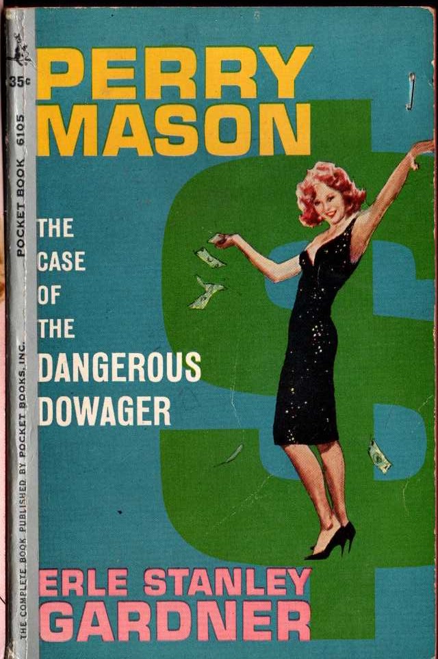 Erle Stanley Gardner THE CASE OF THE DANGEROUS DOWAGER book cover scans