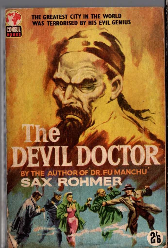 Sax Rohmer  THE DEVIL DOCTOR front book cover image