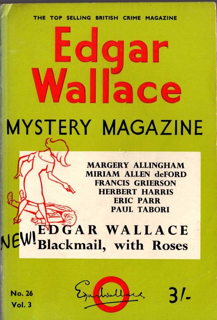 Various   EDGAR WALLACE MYSTERY MAGAZINE. No.26 Vol.3 September 1966 front book cover image