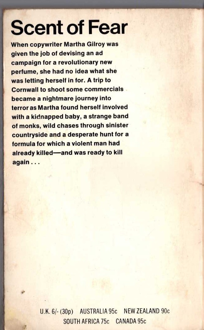 Joan Aiken  TROUBLE WITH PRODUCT X magnified rear book cover image