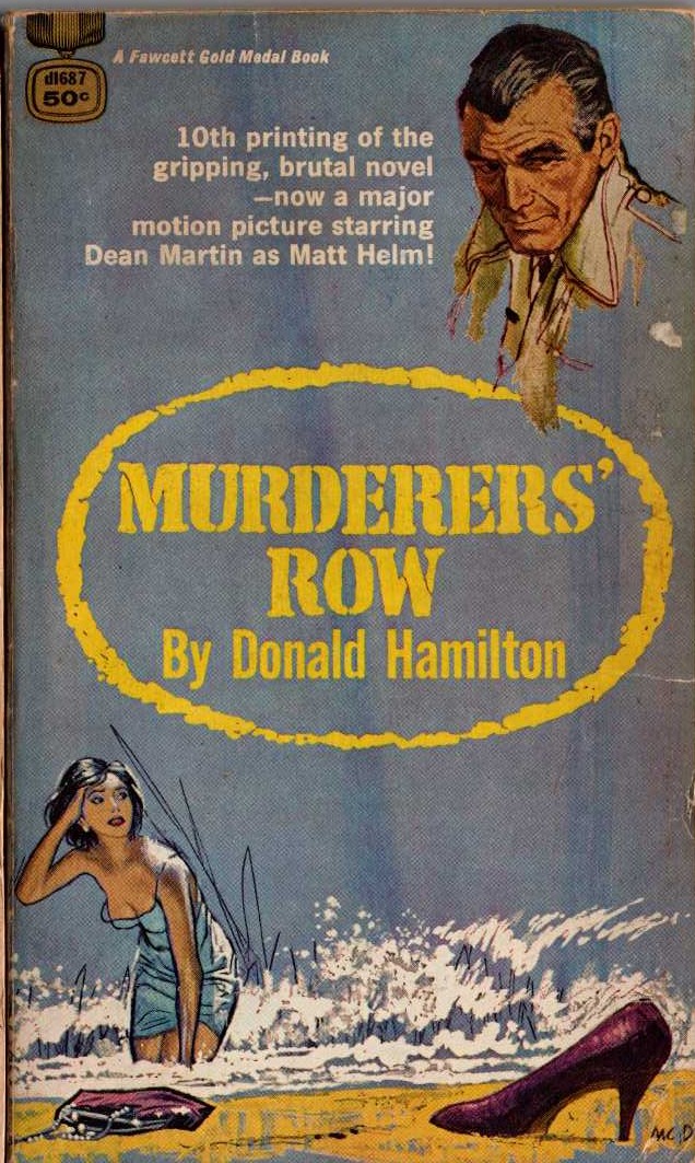 Donald Hamilton  MURDERERS' ROW front book cover image