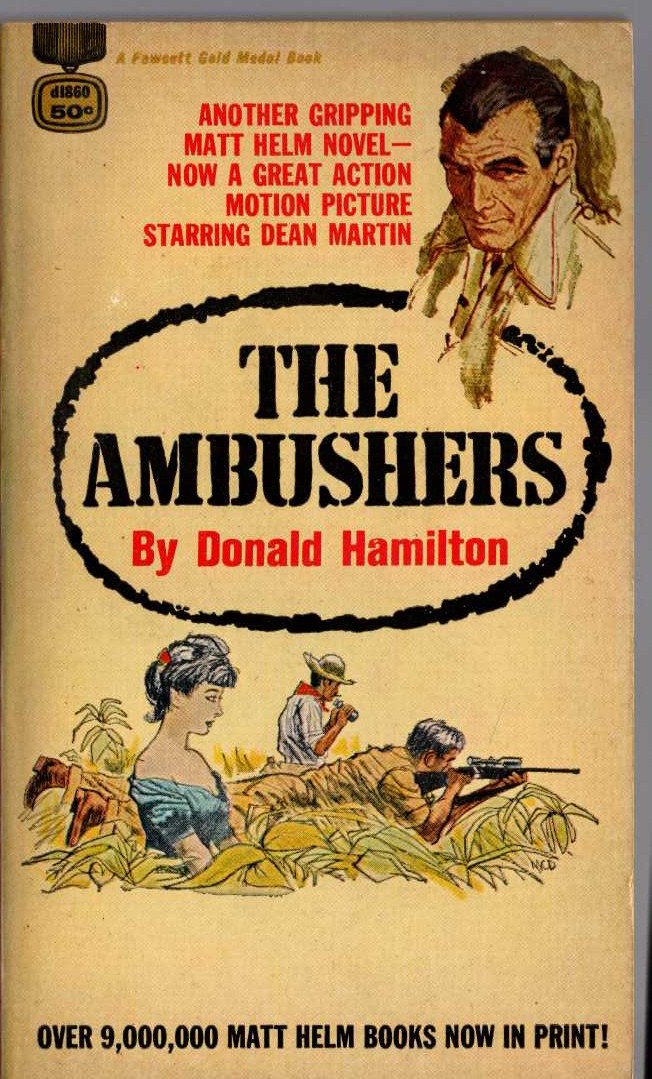 Donald Hamilton  THE AMBUSHERS front book cover image