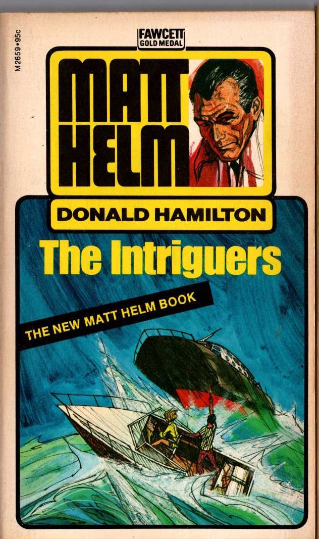 Donald Hamilton  THE INTRIGUERS front book cover image
