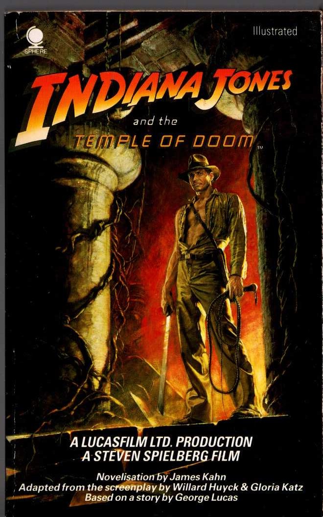 James Kahn  INDIANA JONES AND THE TEMPLE OF DOOM front book cover image
