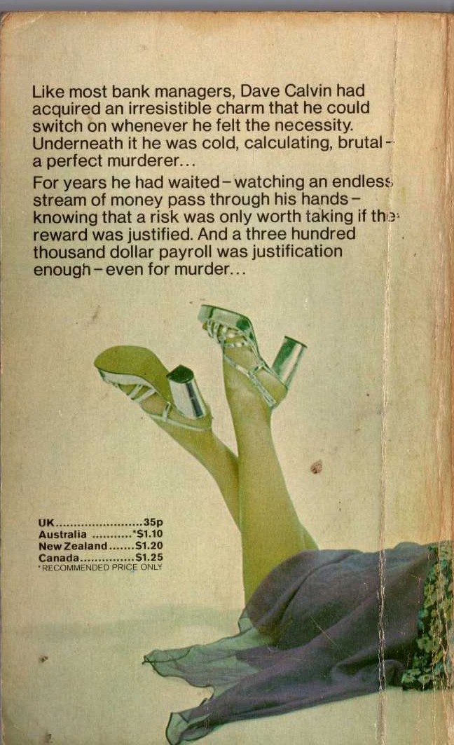 James Hadley Chase  I-WOULD RATHER STAY POOR magnified rear book cover image