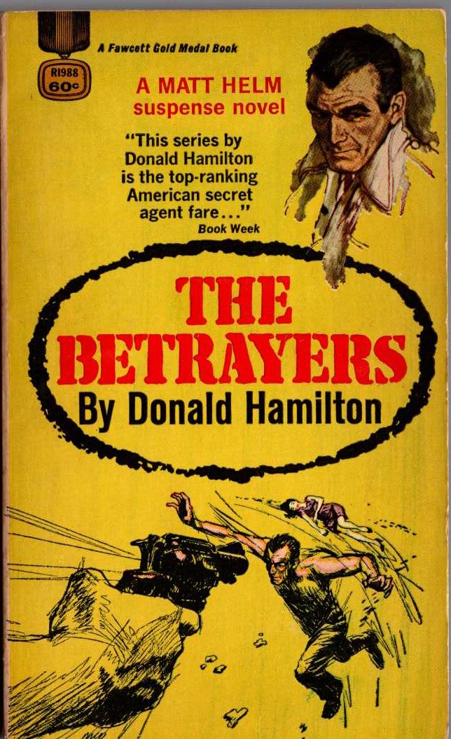 Donald Hamilton  THE BETRAYERS front book cover image
