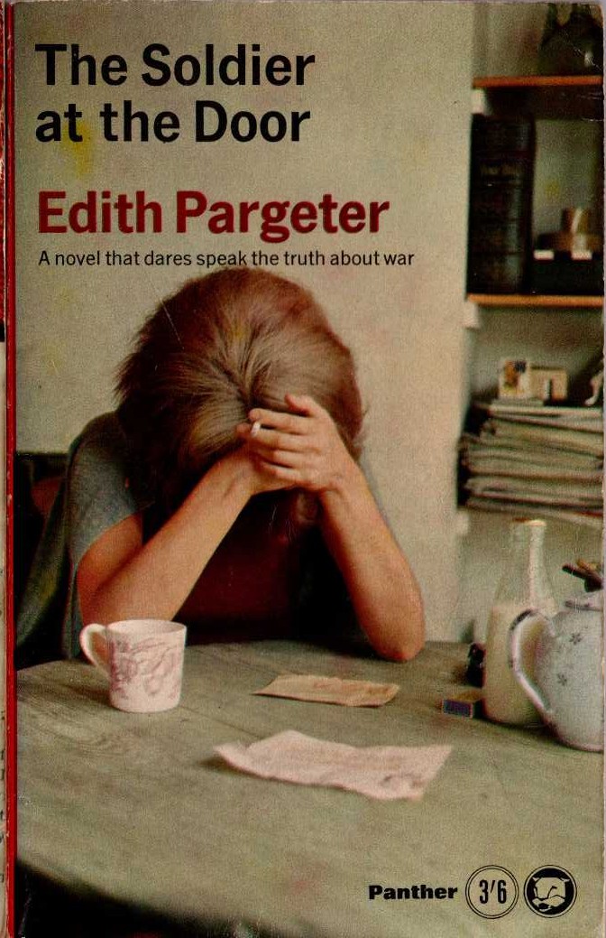 Edith Pargeter  THE SOLDIER AT THE DOOR front book cover image