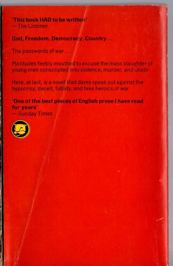 Edith Pargeter  THE SOLDIER AT THE DOOR magnified rear book cover image