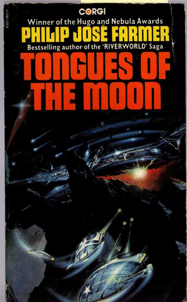 Philip Jose Farmer  TONGUES OF THE MOON front book cover image