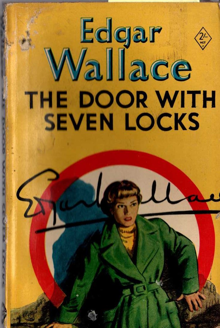 Edgar Wallace  THE DOOR WITH SEVEN LOCKS front book cover image